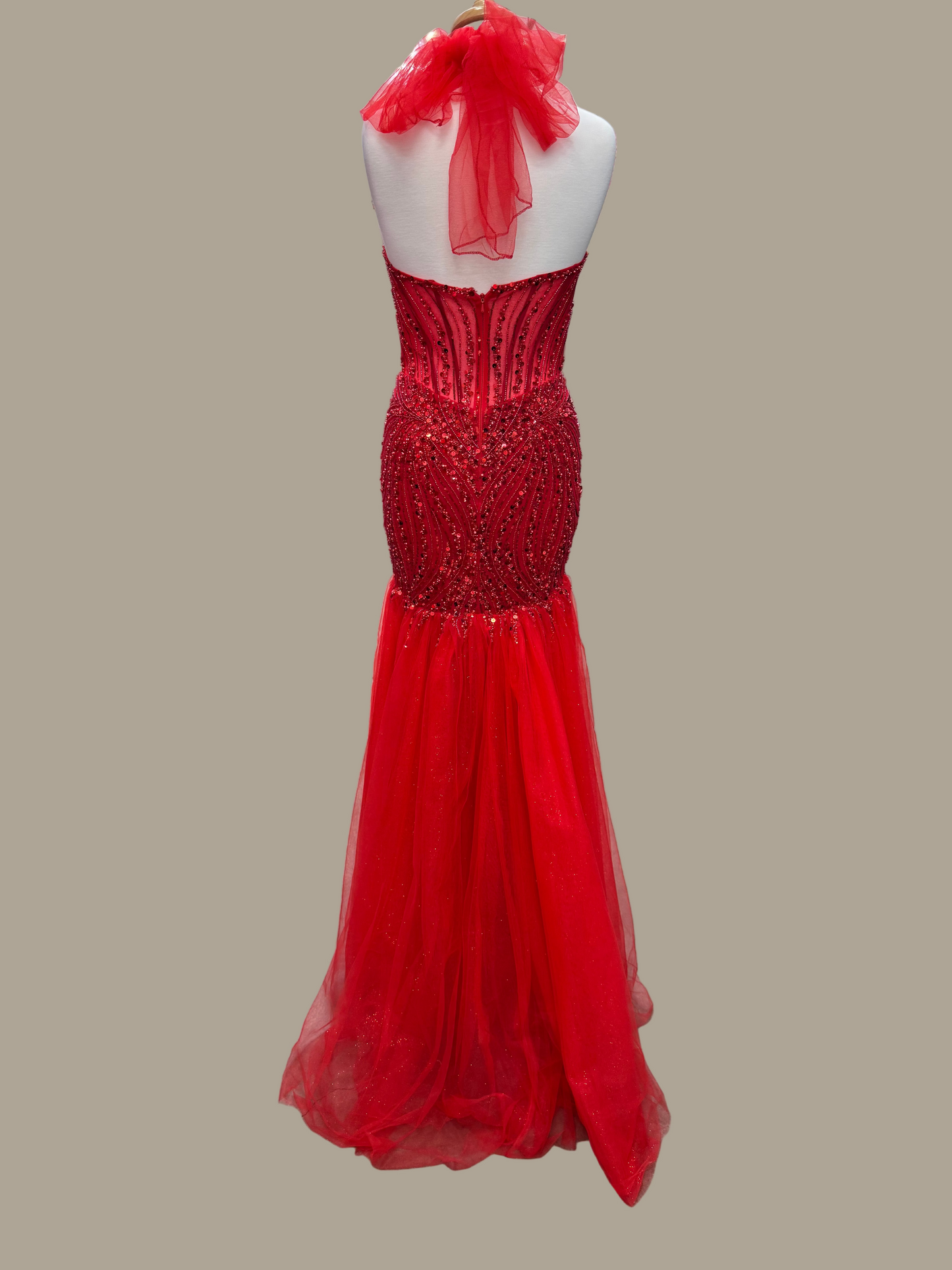 Blanca Mermaid Chiffon Dress