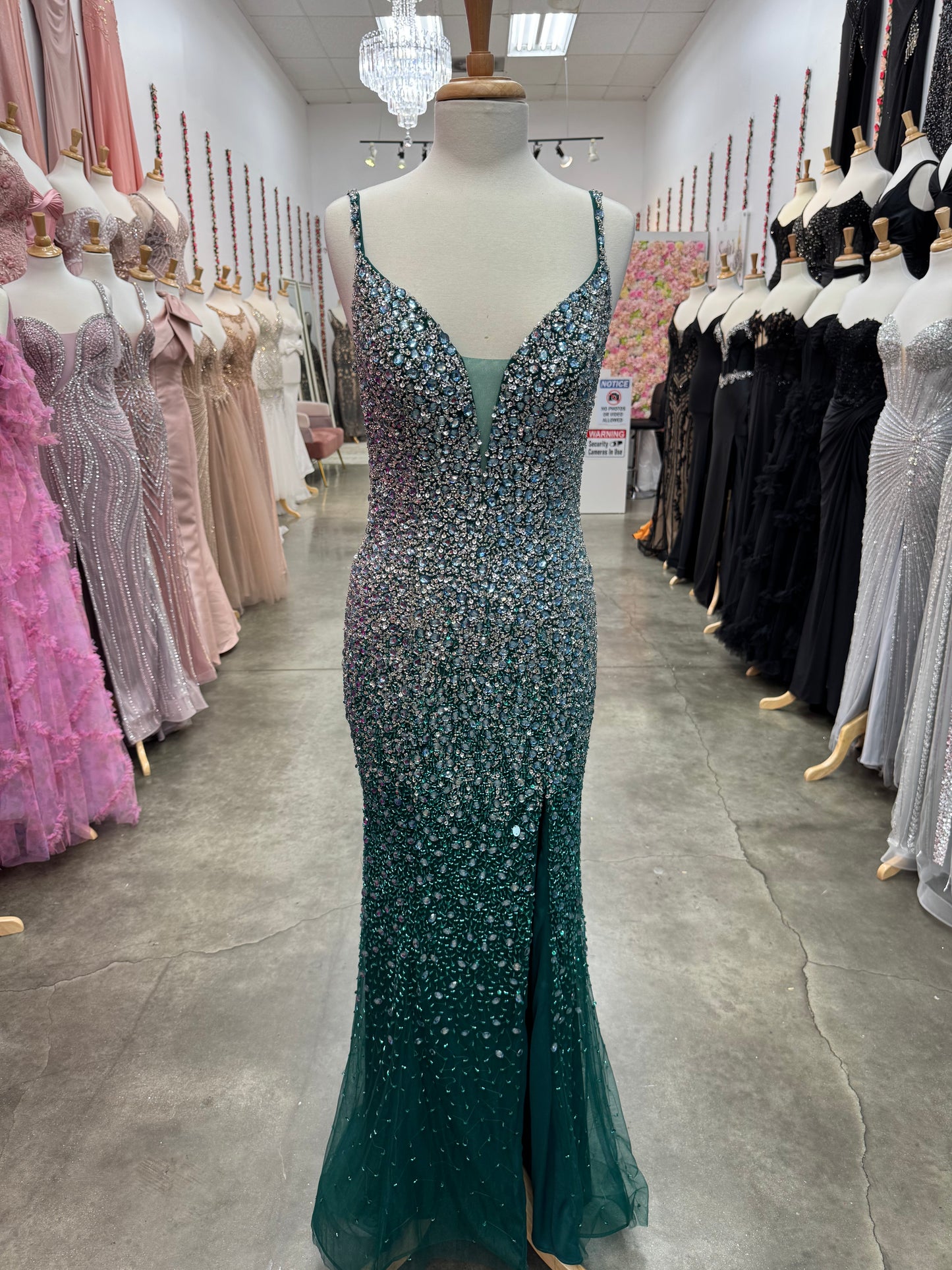 Emerald Diamond Dress