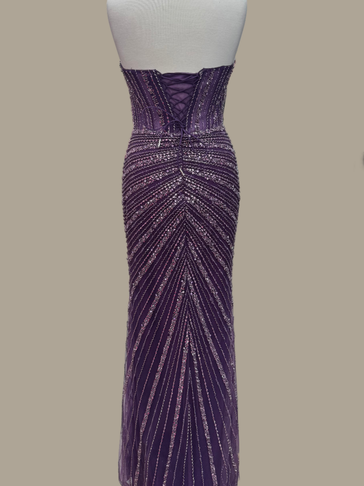 Plum Diamond Dress