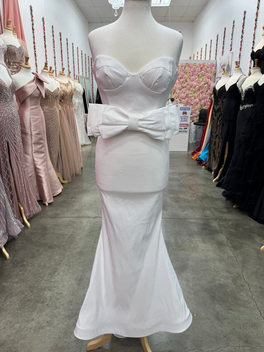 Strapless Front Bow Dress