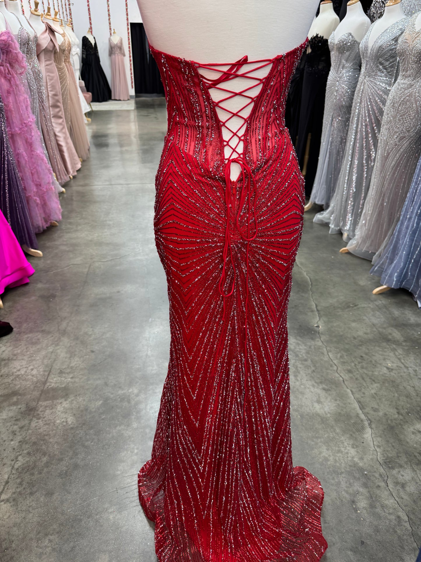 Diamond Drop Down Dress