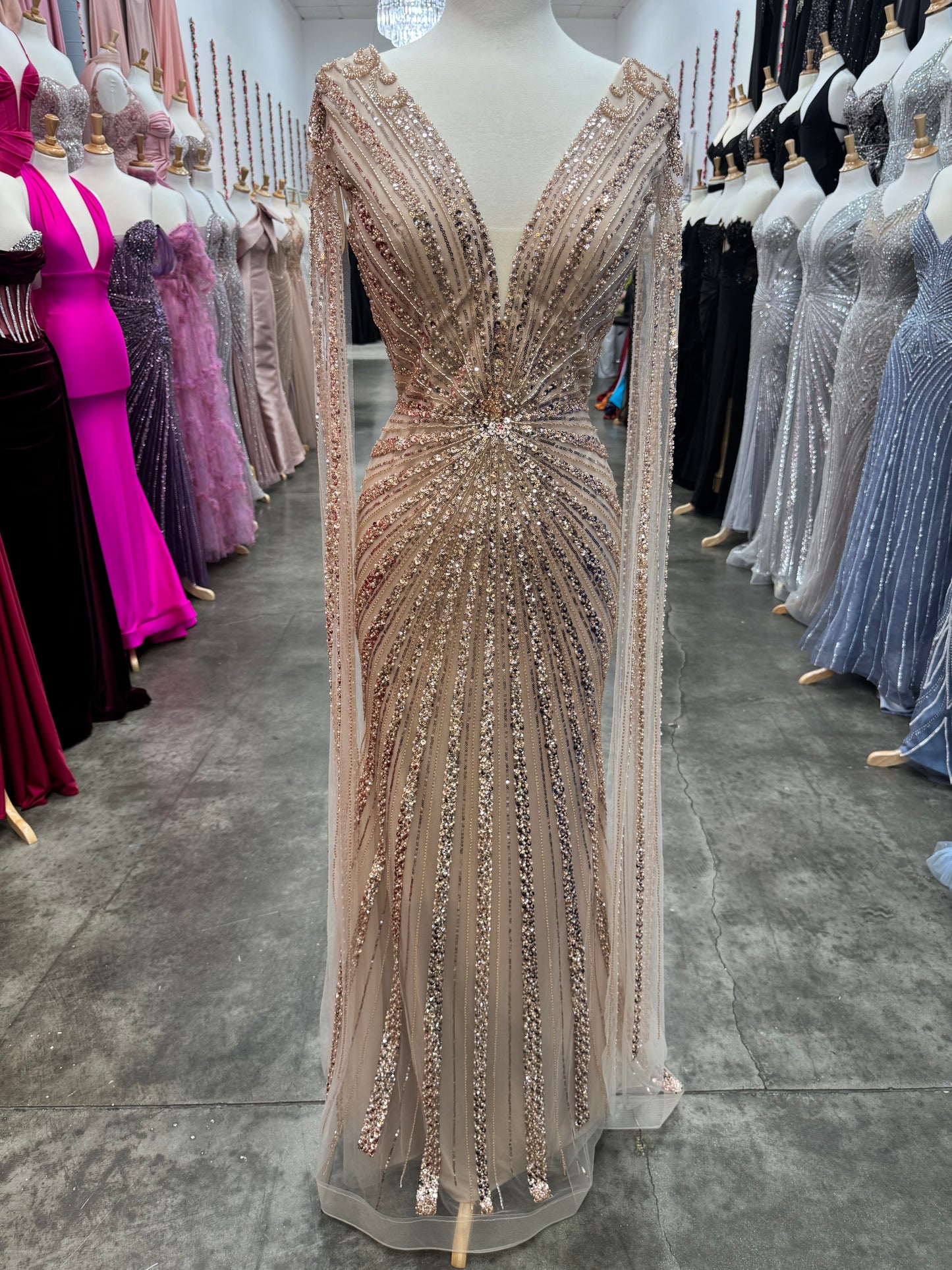 Celia Gown w/ Sleeves