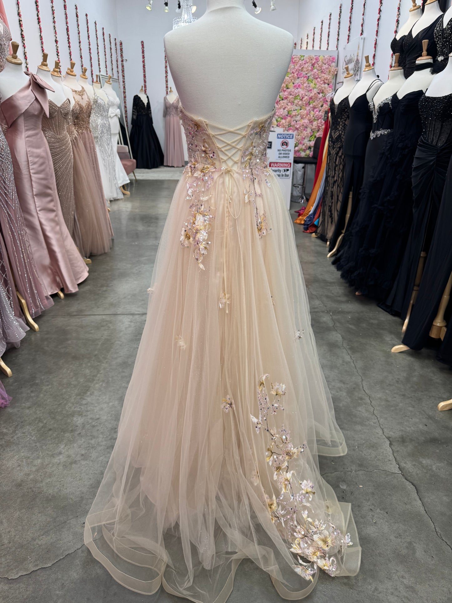 Fairy Whimsical Beige Dress