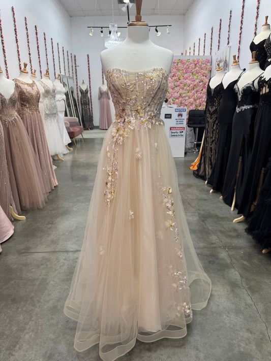 Fairy Whimsical Beige Dress